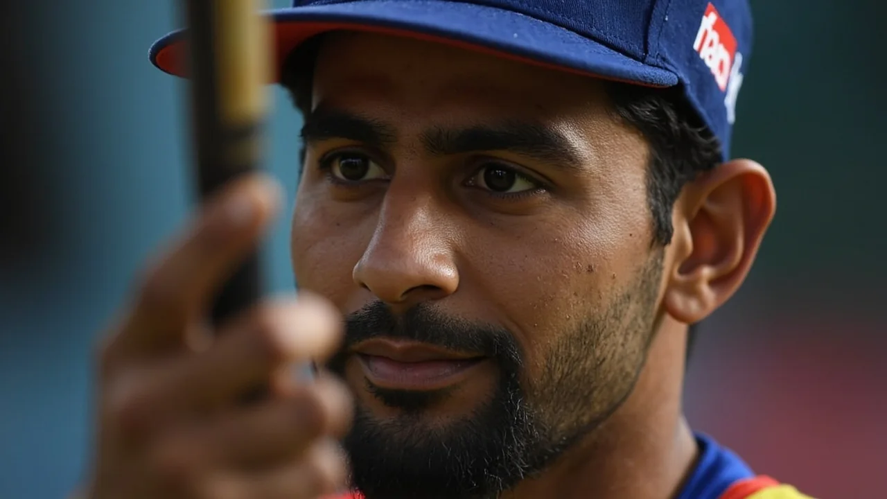 Tight editorial frame of a teenage left-handed batter playing a flowing cover drive on a subcontinental surface, with a senior batter watching from the non-striker's end, used as the analytical visual for the Sooryavanshi T20I bounce-back section